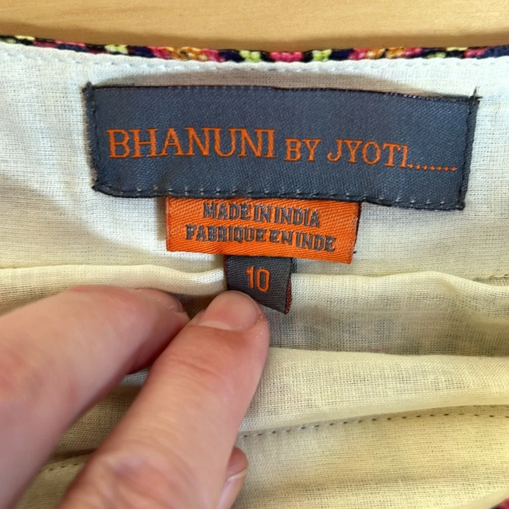 Anthropologie Bhanuni by Jyoti Colorful Animal Print Maxi | Size 10 - Picture 8 of 9